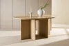 Strada table à manger Ø120cm. avec rallonge whitewash. Voir les images du produit 3