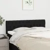 The Living Store Kopfteile 2 Stk. Schwarz 80x7x78/88 cm Produktbild-Vorschau 1