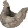 Clayre & Eef Kvetináč Chicken 46x30x38 cm sivý plast Náhľad obrázku produktu 4
