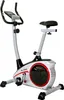 A studio shot of a silver and black exercise bike. Produktbild-Vorschau