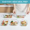 8er Glas Frischhaltedosen mit Deckel,Meal Prep Produktbild-Vorschau 9