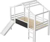 Merax Kinderbett Etagenbett 90x200 cm mit Rutsche, Produktbild-Vorschau 8