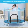 KEHOT Trampolin 140 cm mit Sicherheitsnetz, Indoor, Blau, Produktbild-Vorschau 7