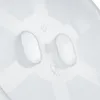 A close-up view of the underside of a transparent microwave cover, showing embossed symbols. Anteprima dell’immagine prodotto