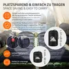 ECD Germany Sacco a pelo da outdoor per campeggio, blu Anteprima dell’immagine prodotto 4