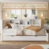 Tagesbett mit Ausziehbett, LED-Beleuchtung & USB, aus Produktbild-Vorschau 6