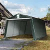 TOOLPORT Tendone Garage 3,3 x 4,7 m Verde, Costruzione Anteprima dell’immagine prodotto 4
