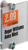 DURABLE Türschild CRYSTAL SIGN® 210x210 mm, 482419 Produktbild-Vorschau 5