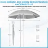 Fleau Goods Luxus-Sonnenschirm-Set 180 cm – UV-Schutz – Produktbild-Vorschau 5