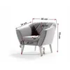 Fauteuil BETTSO, revêtement velours, style relax, pieds en Voir les images du produit 2