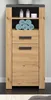 Midischrank "Chase" Artisan Eiche grau, Badschrank 53 x 118 Produktbild-Vorschau 2
