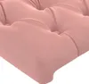 vidaXL Kopfteil mit Ohren Rosa 83x23x78/88 cm Samt -  Kopf- Produktbild-Vorschau 6