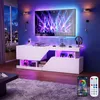 OYAJIA Lowboard TV-Schrank, Fernsehschrank mit RGB-LED und Produktbild-Vorschau 1