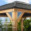 Sunjoy Zedernholz Gazebo / Pavillon 3x4 BRURI - 336cm x Produktbild-Vorschau 15