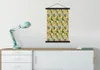 MuchoWow® Textilposter Blumen - Gelb - Collage 60x90 cm mit Produktbild-Vorschau 3