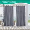 Outdoor Vorhänge Wasserdicht Blickdicht Sonnenschutz Produktbild-Vorschau 8