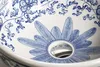 Sapho PRIORI Keramik-Waschtisch Ø 41 cm, weiß mit blau Produktbild-Vorschau 7