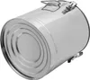 A stainless steel insulated container with a lid and latch. Náhled obrázku produktu