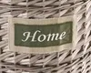 Wäschekorb "Home", Wäschesammler, Wäschepuff, Weide, grau, Produktbild-Vorschau 4