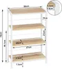 A diagram showing the dimensions of a shelf unit. Produktbild-Vorschau