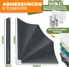 KESSER® Balkonfächer klappbar mit Wandhalterung | 140x140cm Produktbild-Vorschau 7