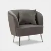 Glamouröser Sessel "Silvery" (73 x 66 x 78 cm) in grauem Produktbild-Vorschau 12