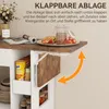 Puluomis Küchenwagen Servierwagen mit erweiterbare Produktbild-Vorschau 8