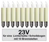 10 Stück Kleinschaftkerzen 23V 3W E10 Ersatzlämpchen für Produktbild-Vorschau 3