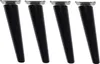 Schwarze Möbelbeine aus Buchenholz schräg 20 cm, Set 4 Produktbild-Vorschau 1
