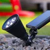 hoftronic Solar Gartenstrahler 2W 3000K 200lm Schwarz IP65 Produktbild-Vorschau 2