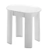 A white stool on a white background. Anteprima dell’immagine prodotto