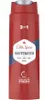 A red bottle of Old Spice Whitewater 3-in-1 body, hair, and face wash. Náhľad obrázku produktu