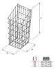Rejs Wäschekorb Weiß 30cm für Einbau mit Auszug Produktbild-Vorschau 2