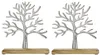 Gilde Standrelief, Lebensbaum, Aluminium, Mangoholz, Anteprima dell’immagine prodotto 6