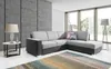 Ecksofa Sofa JUNES mit Schlaffunktion Grau / Hellgrau Produktbild-Vorschau 1