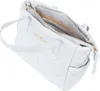 Elegante graue Damenhandtasche mit recyceltem Material und Produktbild-Vorschau 6