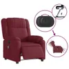 Massagesessel Elektrisch Weinrot Stoff , Klassische Sessel Produktbild-Vorschau 5