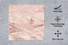 MuchoWow® Mauspad Mousepad Marmor - Rosa 20x20 cm - Produktbild-Vorschau 2