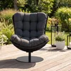 di volio Gartensessel SALO - schwarz, Lounge Sessel aus Produktbild-Vorschau 5