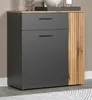 Kommode "Avila" Sideboard in grau mit Evoke Eiche 80 x 86 Produktbild-Vorschau 1