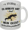 Ich arbeite hart für das Luxusleben meines Geckos Haustier Produktbild-Vorschau 1