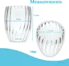 Intirilife 4x Doppelwandiges Thermo Glas - Striped Style - Produktbild-Vorschau 4