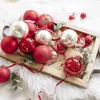 16-teilige Glas-Weihnachtskugel-Set Rot, Glänzend & Matt, 8 Produktbild-Vorschau 9