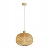 Luxolar LED Pendelleuchte E27 Rattan Boho Beige/Grau - Produktbild-Vorschau 1