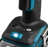 Close-up of the base of a power tool, showing indicator lights and branding. Produktbild-Vorschau