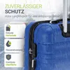 Juskys Hartschale Kofferset Reisekoffer 3 teilig - Produktbild-Vorschau 3