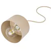 MasterLED Pendelleuchte E27 1-flammig Beige Metall 12 cm Produktbild-Vorschau 3