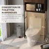 kleankin Meuble étagère dessus WC étagère de salle de bain Voir les images du produit 4