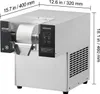 A commercial snow ice maker with dimensions indicated. Náhled obrázku produktu
