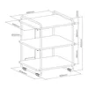 Armoire élégante à 3 compartiments Maclean, 90kg max, Voir les images du produit 10